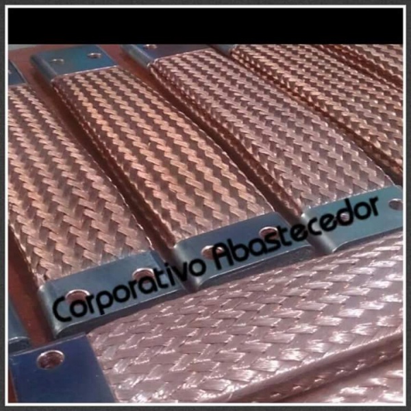 Flat Braided Copper Flexible Connectors,Electrical Lugs, Plugs and Connectors,Braided Copper Flexible Wire Connectors/Jumpers/Leads