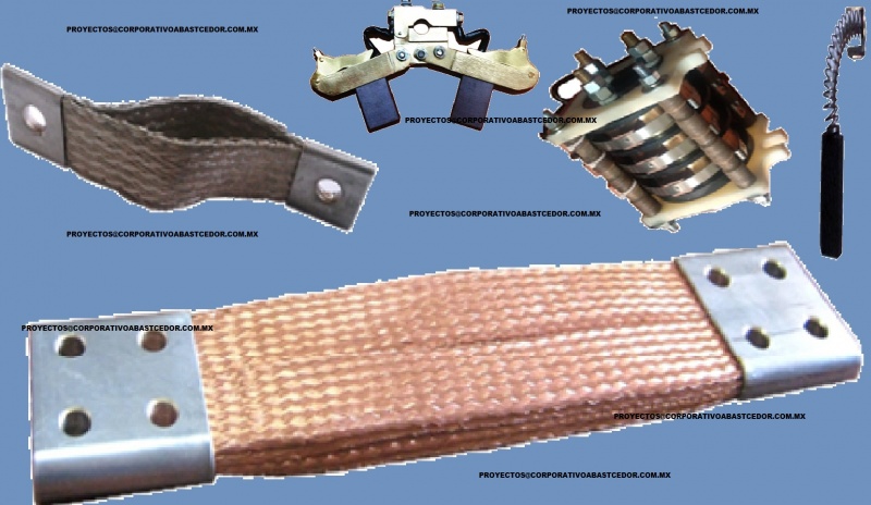 trenzas de cobre, shunt flexible, conexiones de cobre, trenzados de cobre,trensillas de cobre