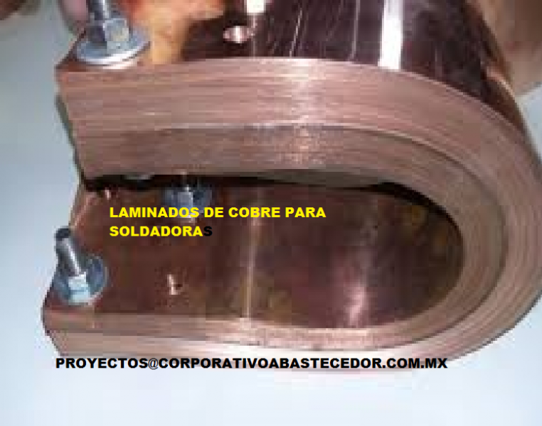 shunts laminados, conectores de laminas de cobre, conexion con laminas de cobre, shunt para soldadoras