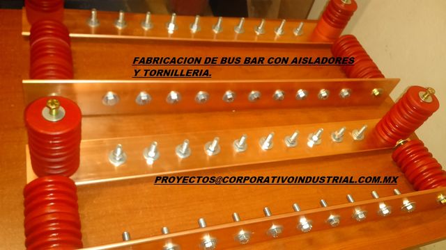 bus bar de cobre, barras de cobre plateadas